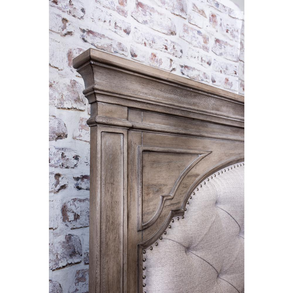 Buy farmhouse furniture Highland Park Mediterranean Farmhouse Queen Bed - Driftwood - Modern Cottage Farmhouse Furniture