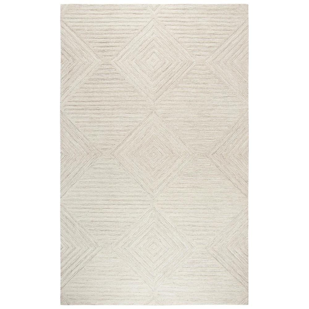 Buy farmhouse furniture Hand Tufted Cut &amp; Loop Pile Wool Rug, 9&