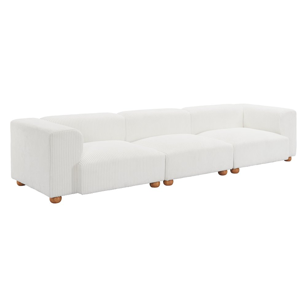 Buy farmhouse furniture Tayte White European Farmhouse Style Sofa Couch Sectional Daybed - Modern Cottage Farmhouse Furniture