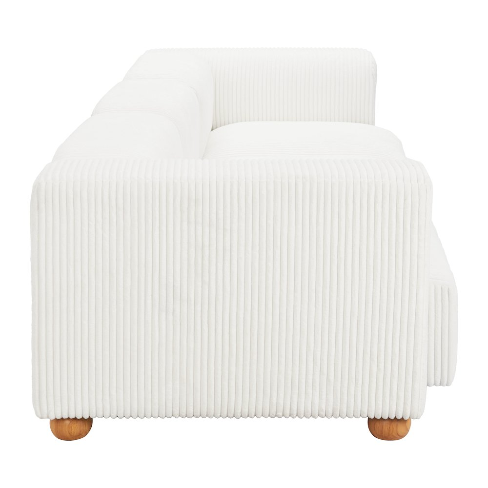 Buy farmhouse furniture Tayte White European Farmhouse Style Sofa Couch Sectional Daybed - Modern Cottage Farmhouse Furniture