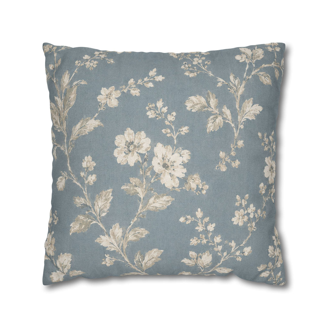 Blue Cottage Square Pillowcase By Artisan Blooms