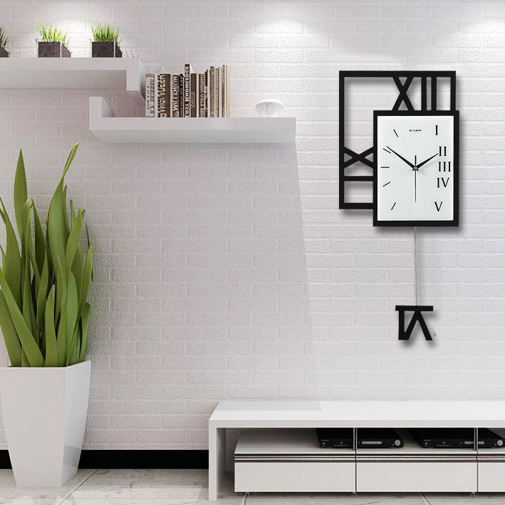 Buy farmhouse furniture Toscana | Italian Modern Swinging Wall Clock - Modern Cottage Farmhouse Furniture