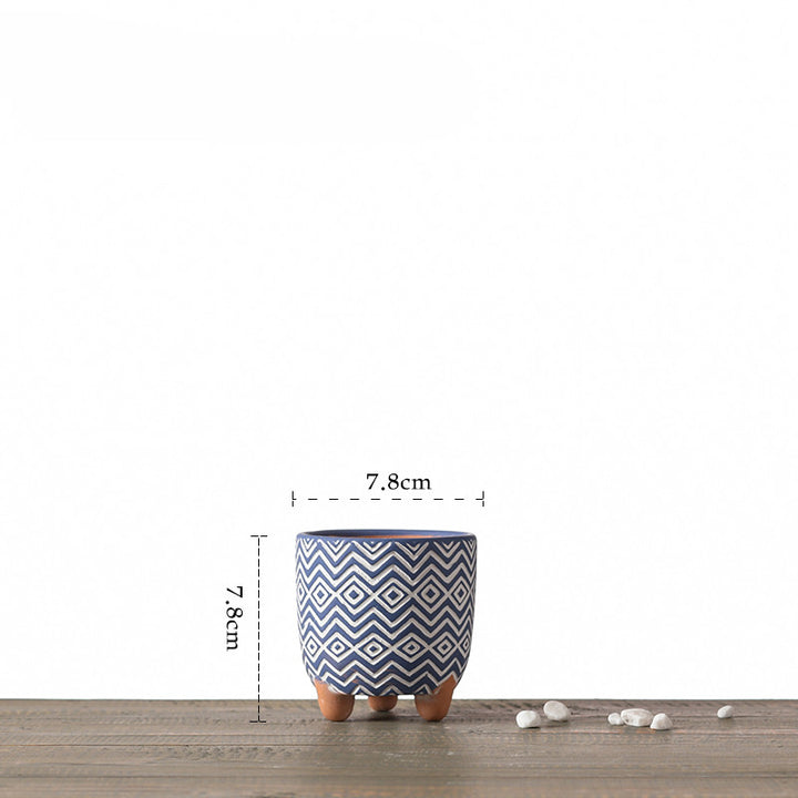 Buy farmhouse furniture Tuscan Terracotta Three-Legged Flower Pot – Spanish Home Decor - Modern Cottage Farmhouse Furniture