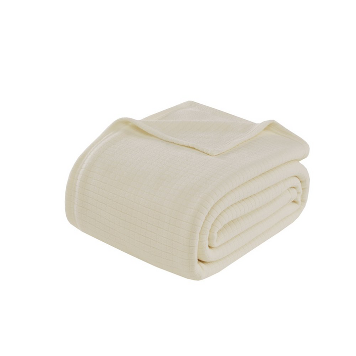 Buy farmhouse furniture Microfleece Blanket in Taupe Color - Modern Cottage Farmhouse Furniture