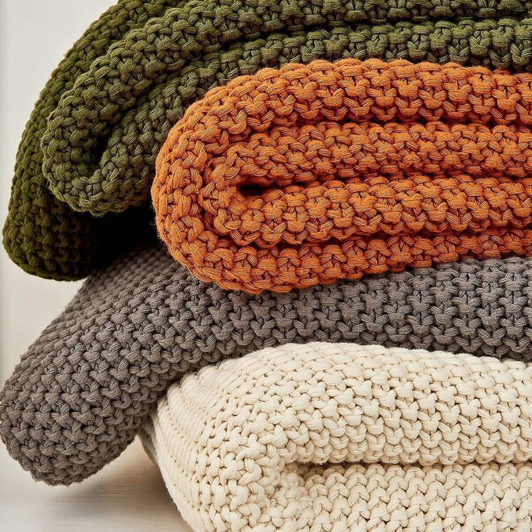 Buy farmhouse furniture Autumn Bark | American Farmhouse Cottage Throw Blanket - Modern Cottage Farmhouse Furniture