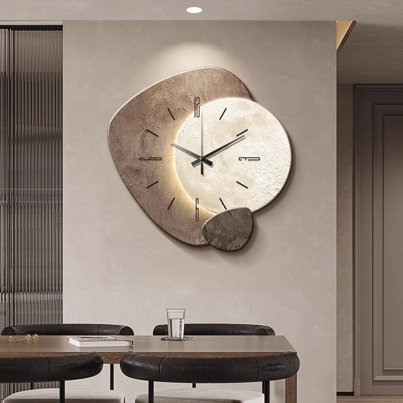 Buy farmhouse furniture Mykonos | Mediterranean Sea Stone Luxury Clock Wall - Modern Cottage Farmhouse Furniture