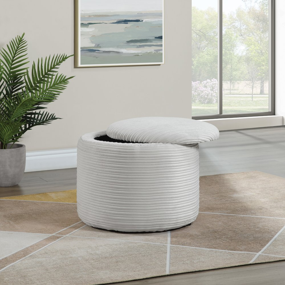 Buy farmhouse furniture Brayfield Storage Ottoman - Modern Cottage Farmhouse Furniture