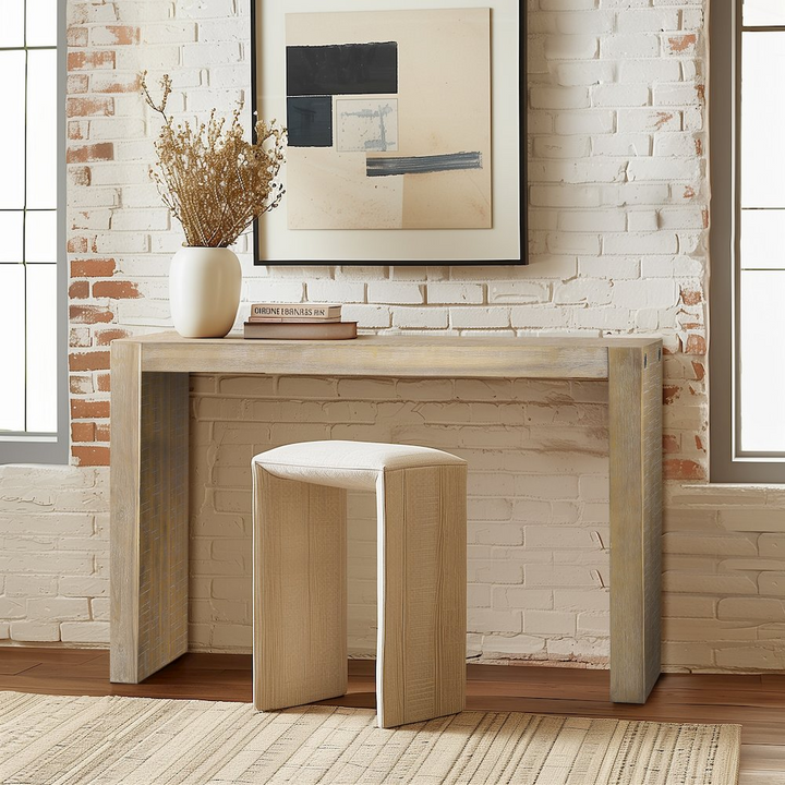 Buy farmhouse furniture Modern Distressed Luxury Foyer "54" Console table - Modern Cottage Farmhouse Furniture