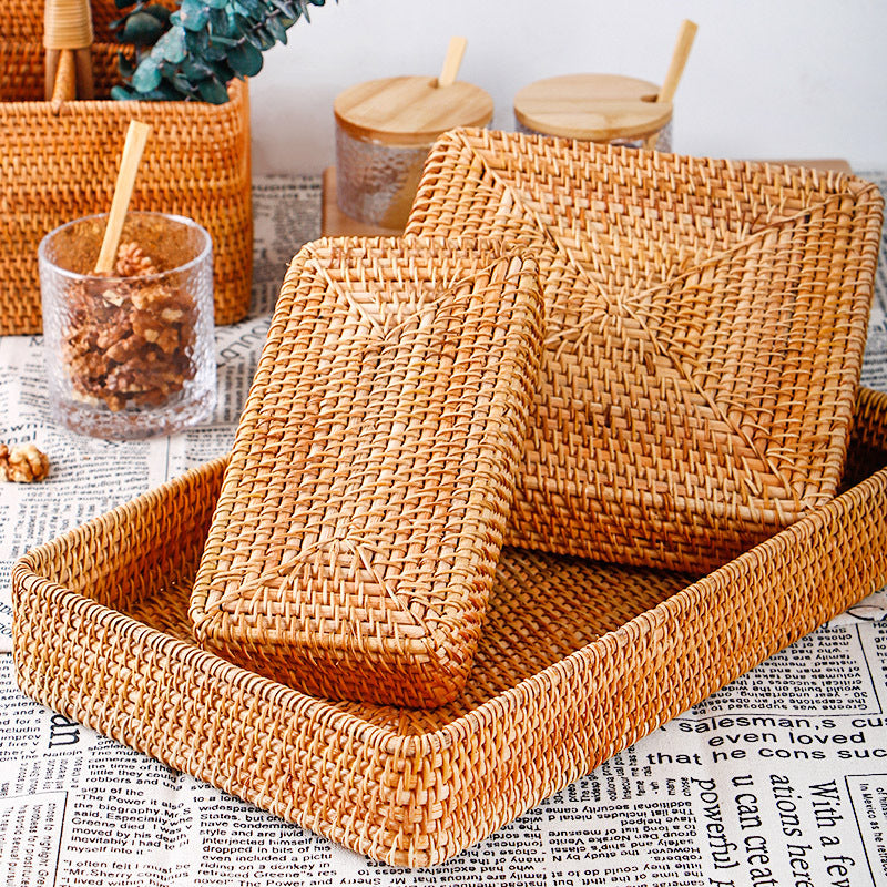 Buy farmhouse furniture Villaggio Solito Posto | Mediterranean Autumn Vine Handmade Woven Storage Basket - Modern Cottage Farmhouse Furniture
