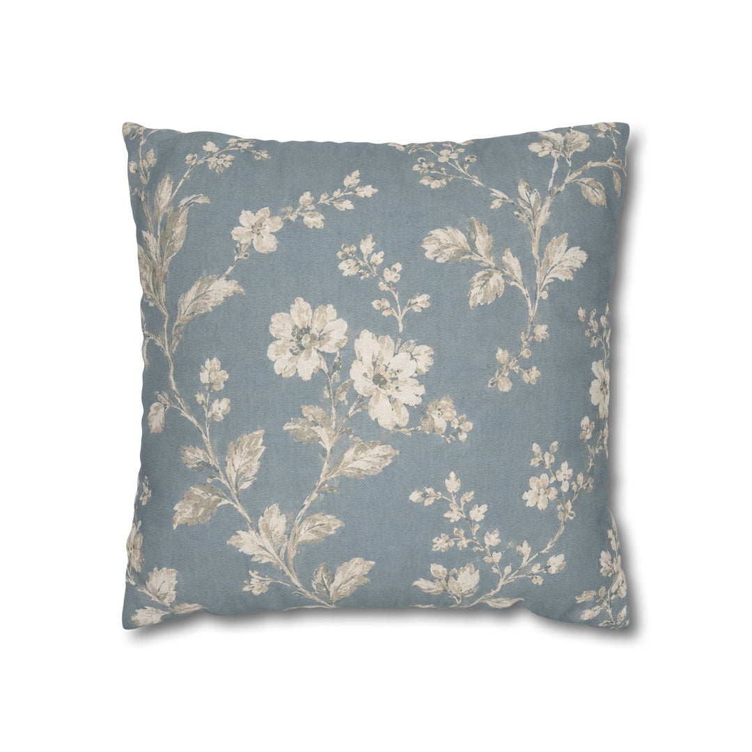 Blue Cottage Square Pillowcase By Artisan Blooms