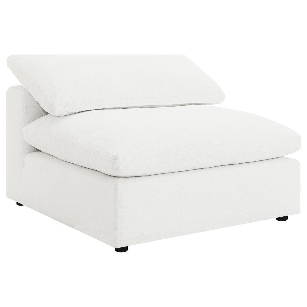 Buy farmhouse furniture Le Kallos Mediterranean farmhouse Opulent 5-piece Boucle Upholstered Modular Sofa Sectional - Modern Cottage Farmhouse Furniture