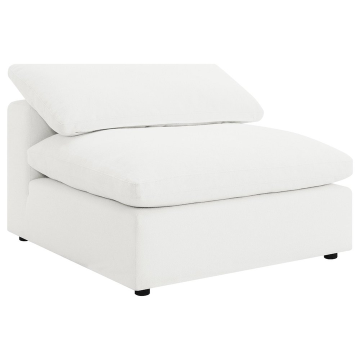 Buy farmhouse furniture Le Kallos Mediterranean farmhouse Opulent 5-piece Boucle Upholstered Modular Sofa Sectional - Modern Cottage Farmhouse Furniture