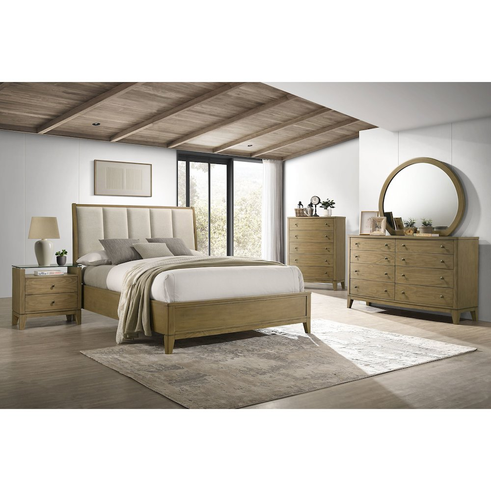 Buy farmhouse furniture Granada Dresser Mirror Natural Pine - Modern Cottage Farmhouse Furniture