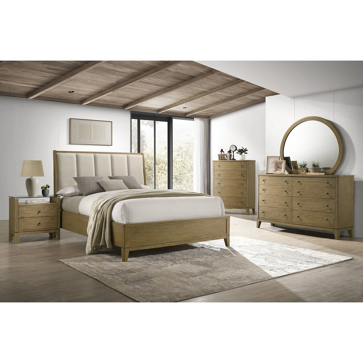 Buy farmhouse furniture Granada Dresser Mirror Natural Pine - Modern Cottage Farmhouse Furniture