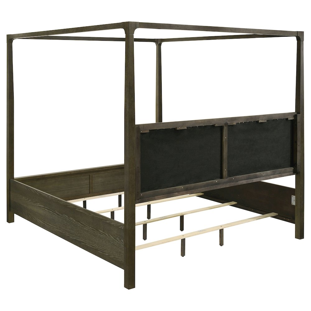 Buy farmhouse furniture Aupa California King Mediterranean Farmhouse Canopy Bed Frame - Modern Cottage Farmhouse Furniture