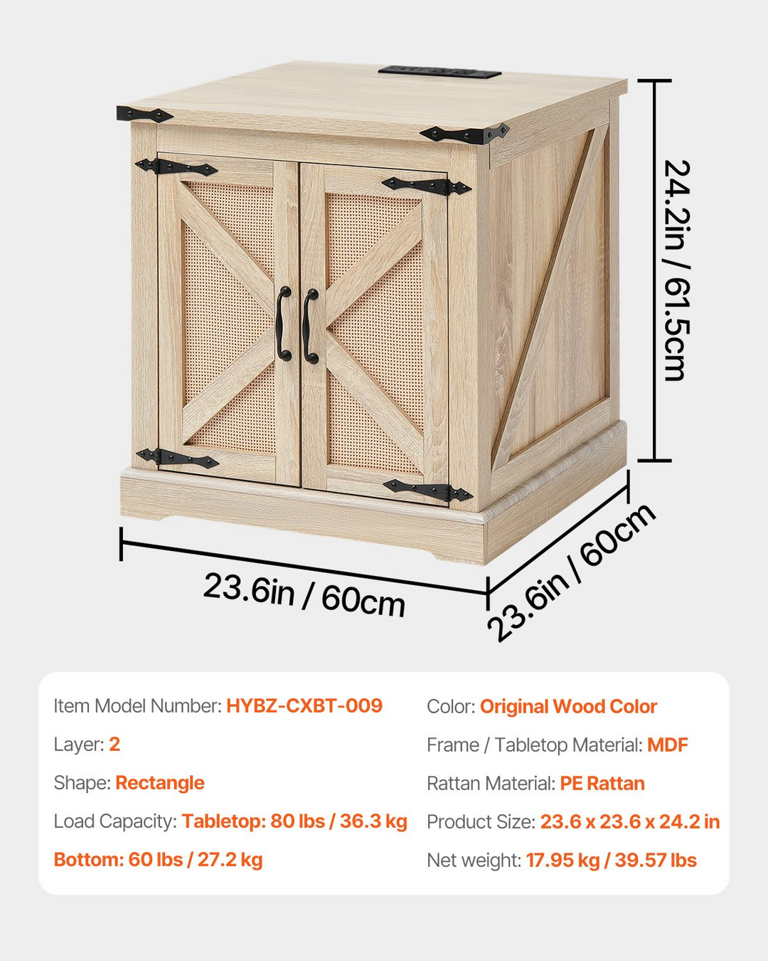 Buy farmhouse furniture Lily | Modern Farmhouse End Table - Modern Cottage Farmhouse Furniture
