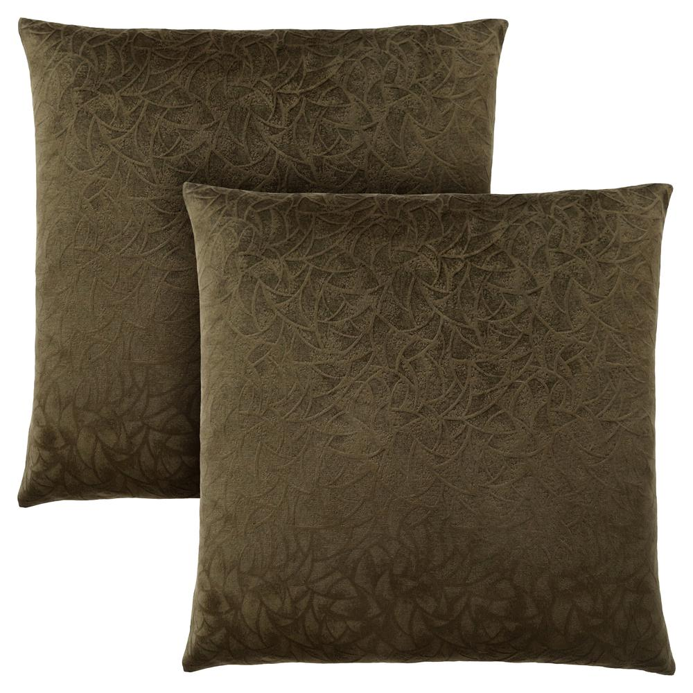 Buy farmhouse furniture Pillows, Set Of 2, 18 X 18 Square, Insert Included, Decorative Throw, Accent - Modern Cottage Farmhouse Furniture