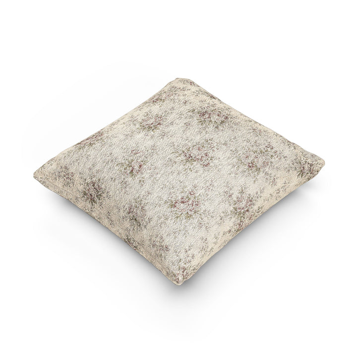 Sage &amp; Rose Cream Woven Pillow By Artisan Blooms