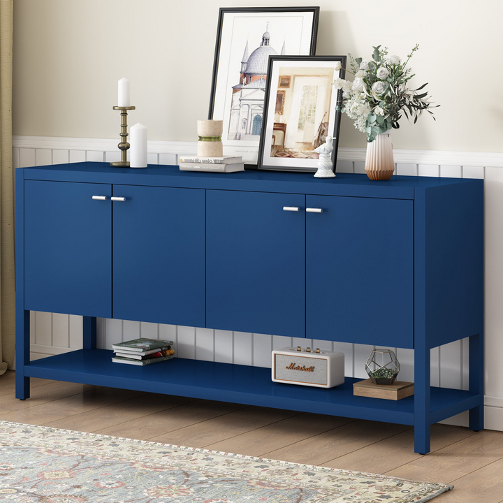 Buy farmhouse furniture Functional Entryway Console Table with Ample Storage,Suitable for Study,Entrance and Living Room - Modern Cottage Farmhouse Furniture