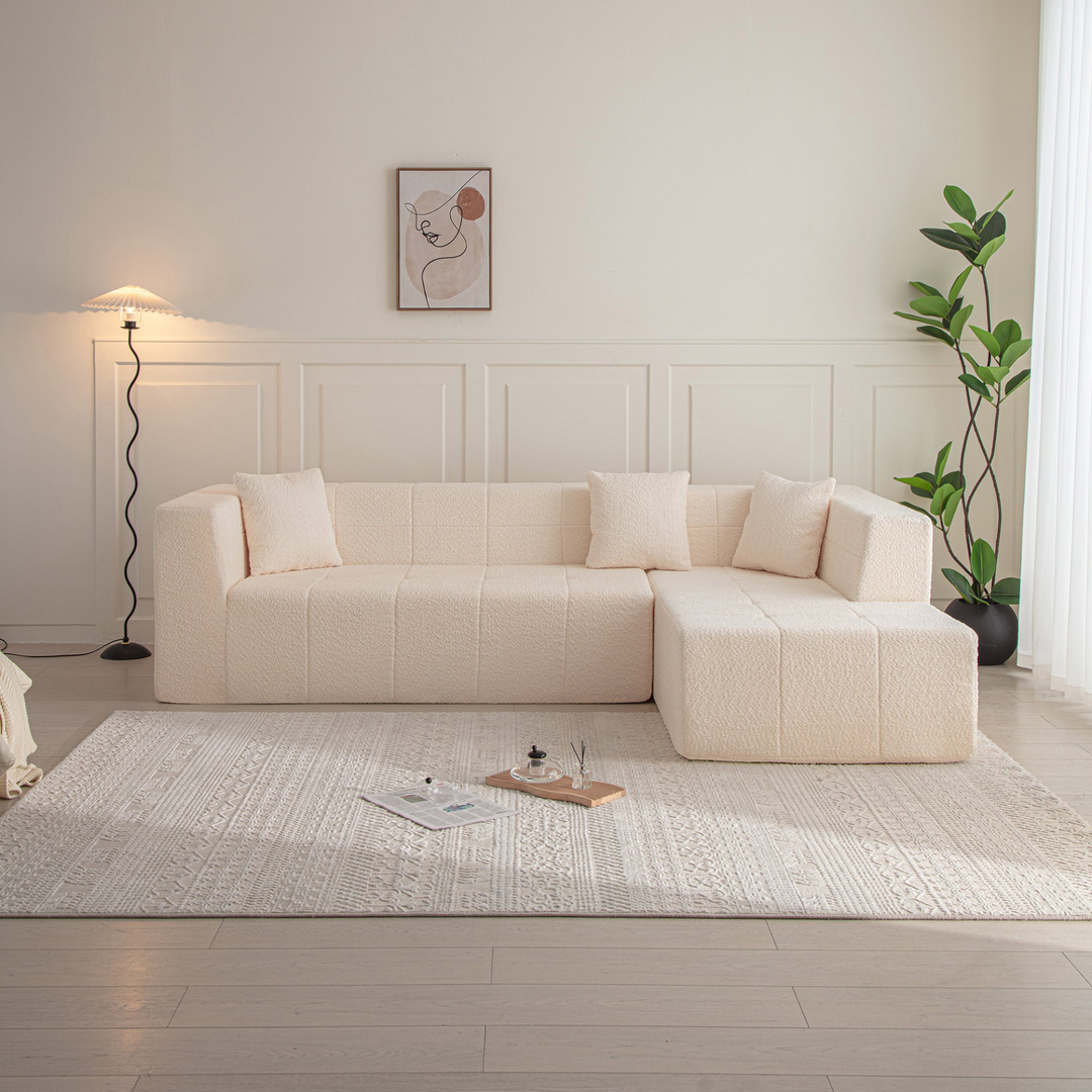 Buy farmhouse furniture The Grand Amalfi Large Modular Mediterranean L-Shaped Sectional Floor Sofa - Modern Cottage Farmhouse Furniture