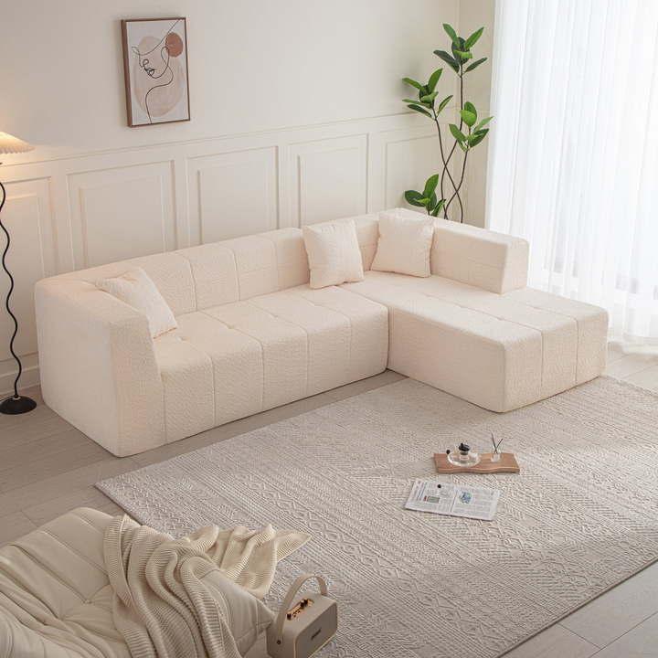 Buy farmhouse furniture The Grand Amalfi Large Modular Mediterranean L-Shaped Sectional Floor Sofa - Modern Cottage Farmhouse Furniture