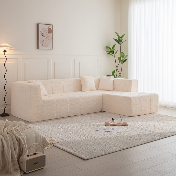 Buy farmhouse furniture The Grand Amalfi Large Modular Mediterranean L-Shaped Sectional Floor Sofa - Modern Cottage Farmhouse Furniture