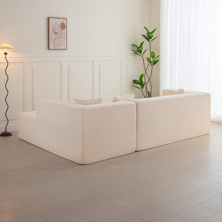 Buy farmhouse furniture The Grand Amalfi Large Modular Mediterranean L-Shaped Sectional Floor Sofa - Modern Cottage Farmhouse Furniture