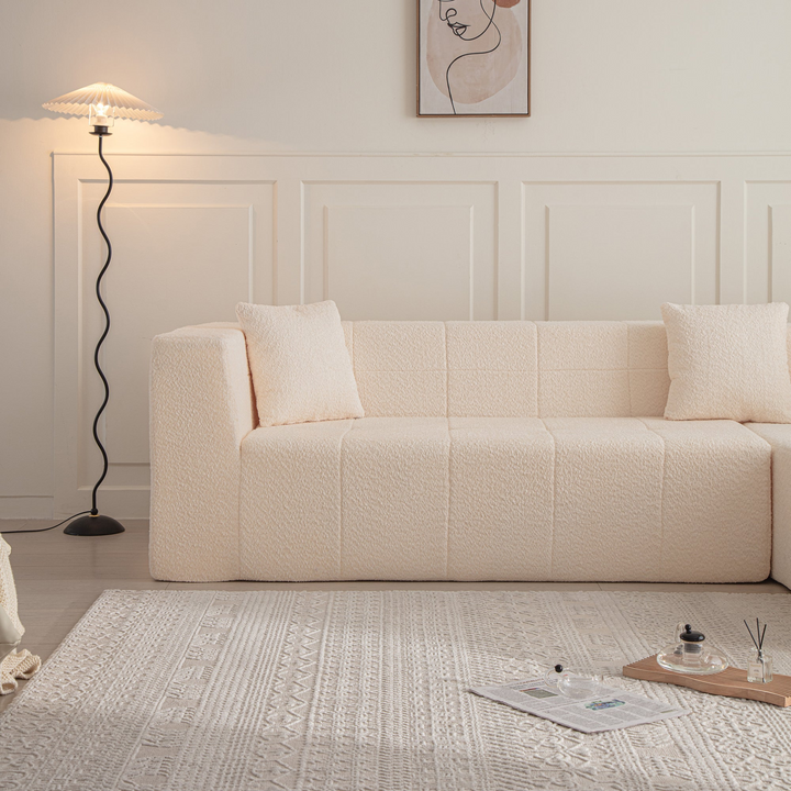 Buy farmhouse furniture The Grand Amalfi Large Modular Mediterranean L-Shaped Sectional Floor Sofa - Modern Cottage Farmhouse Furniture
