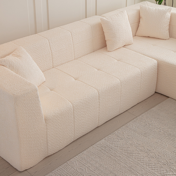 Buy farmhouse furniture The Grand Amalfi Large Modular Mediterranean L-Shaped Sectional Floor Sofa - Modern Cottage Farmhouse Furniture