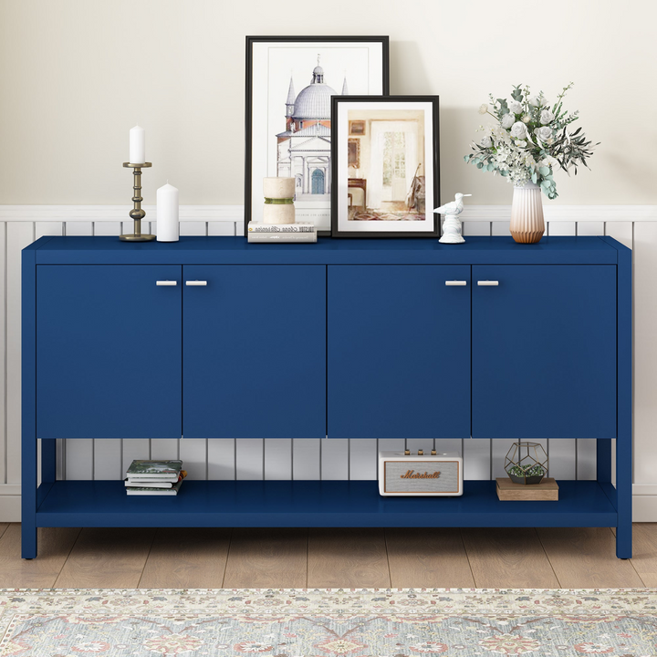 Buy farmhouse furniture Functional Entryway Console Table with Ample Storage,Suitable for Study,Entrance and Living Room - Modern Cottage Farmhouse Furniture