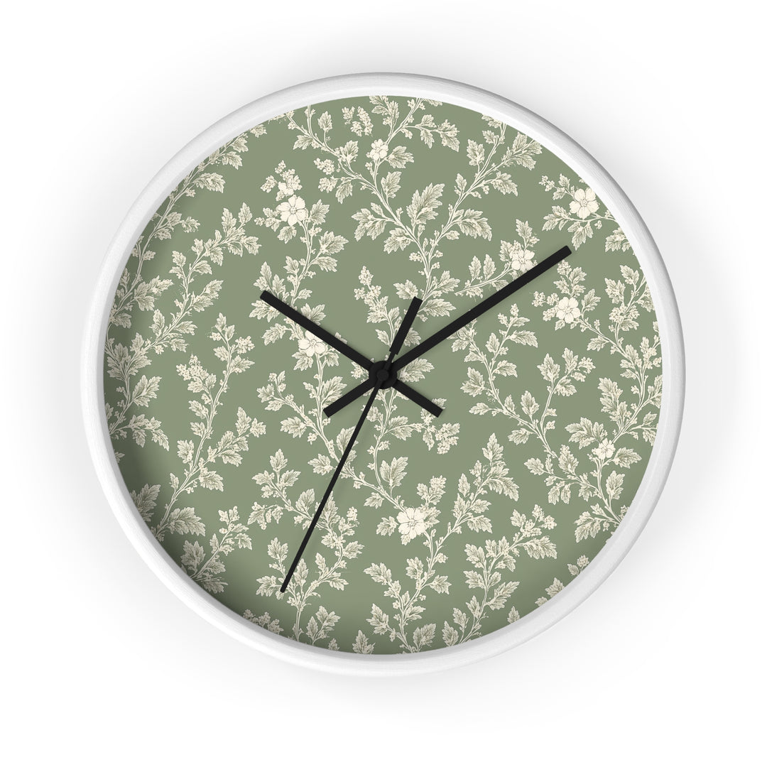 Buy farmhouse furniture Sage &amp; Cream Wall Clock — By. Artisan Blooms - Modern Cottage Farmhouse Furniture