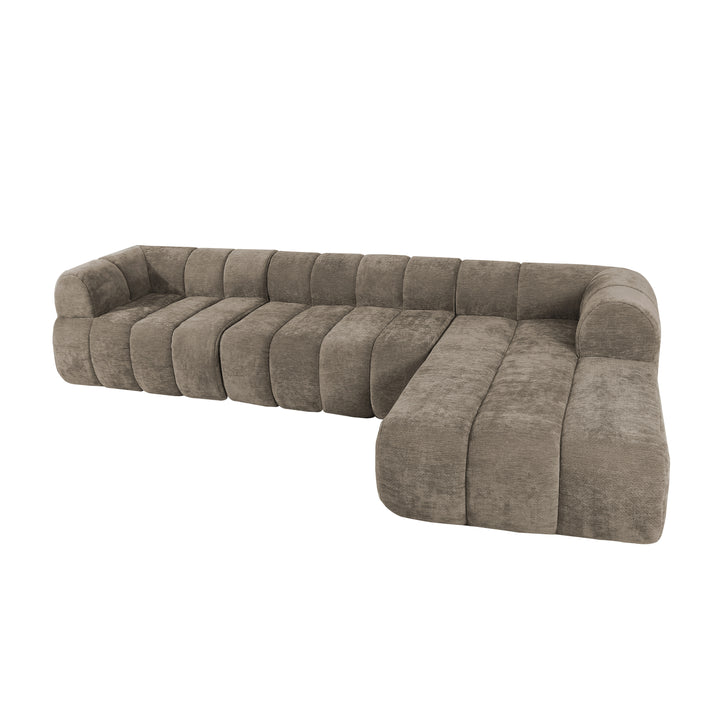 Buy farmhouse furniture Parefeuille • Beige Large Modern Cottage Farmhouse Style Sofa Sectional Couch - Modern Cottage Farmhouse Furniture