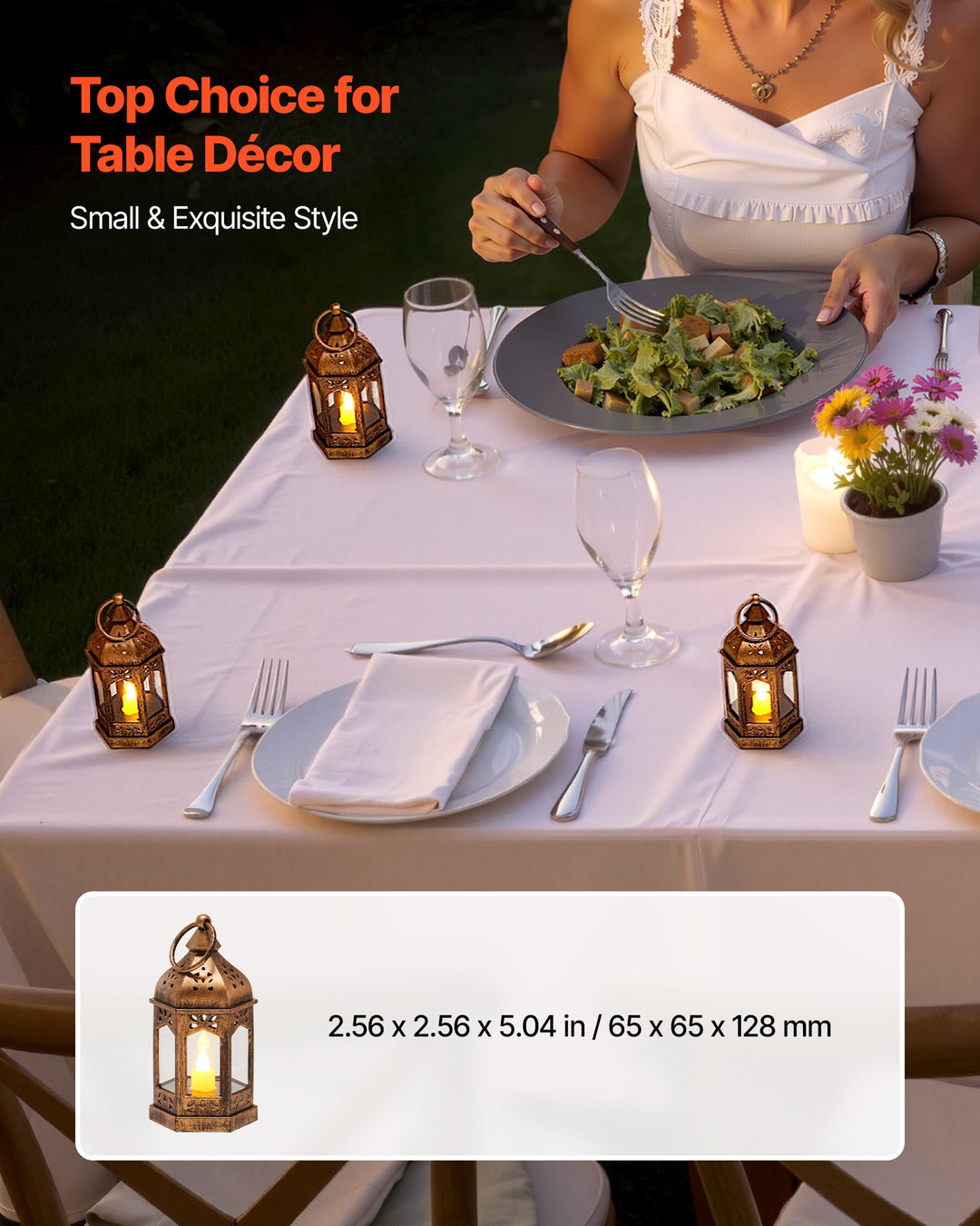 Buy farmhouse furniture Elegant Bronze Mediterranean Farmhouse LED Lantern - Modern Cottage Farmhouse Furniture