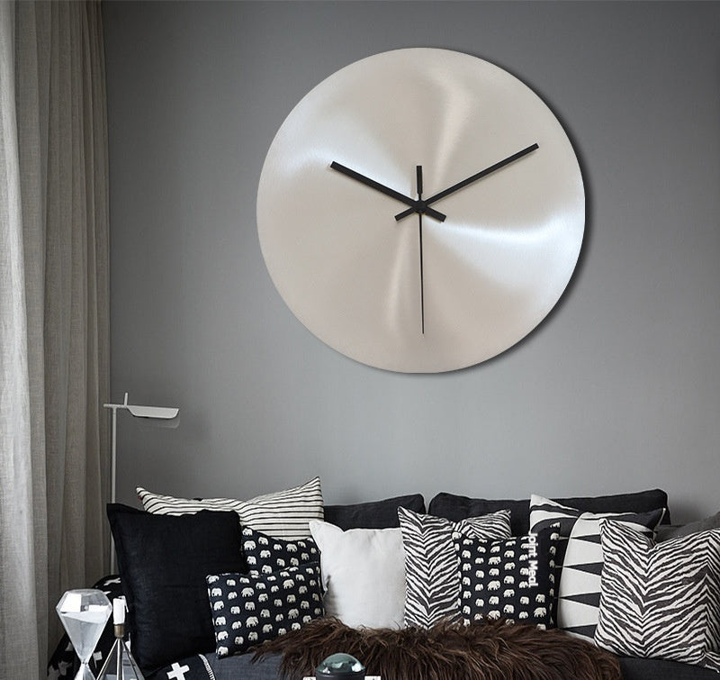 Buy farmhouse furniture Azzurro | White Mediterranean Steel Luxury Wall Clock - Modern Cottage Farmhouse Furniture