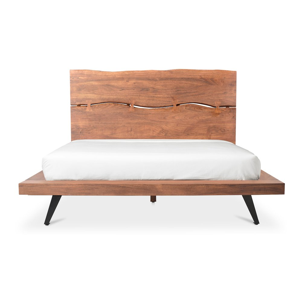 Buy farmhouse furniture Madagascar Mediterranean Farmhouse Platform Bed King - Modern Cottage Farmhouse Furniture