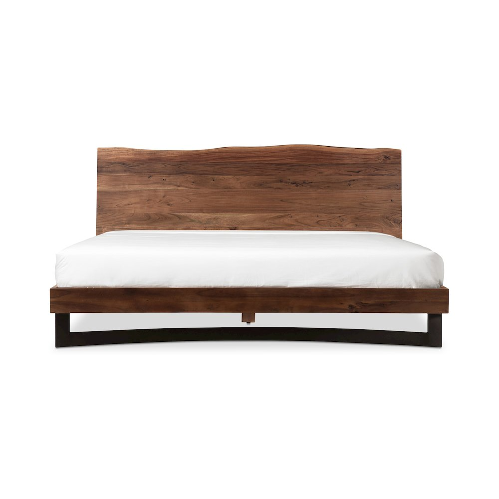 Buy farmhouse furniture Bent King Size Mediterranean Farmhouse Bed - Modern Cottage Farmhouse Furniture