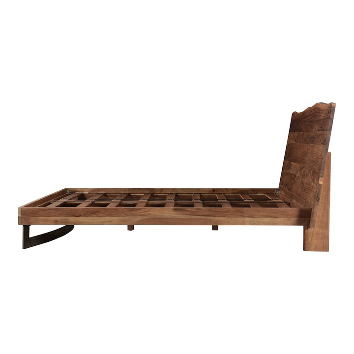 Buy farmhouse furniture Bent King Size Mediterranean Farmhouse Bed - Modern Cottage Farmhouse Furniture