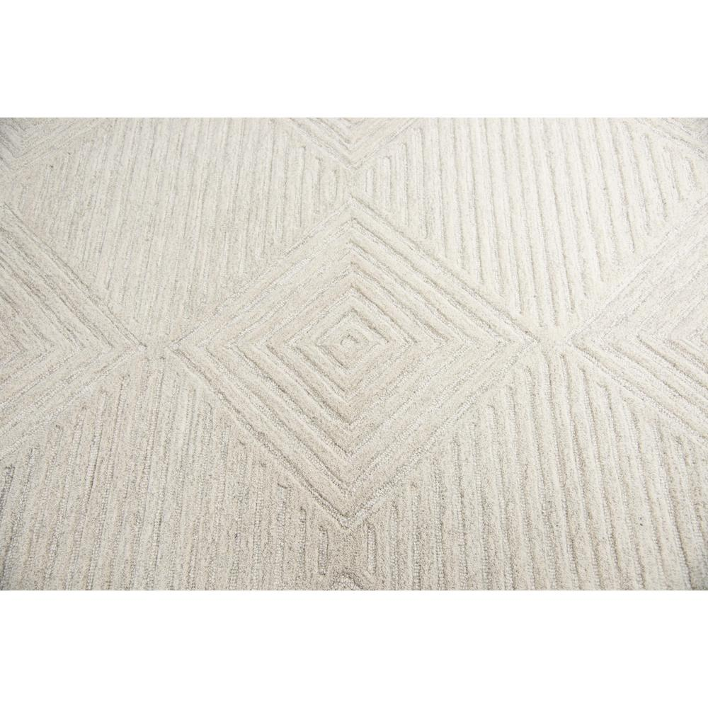 Buy farmhouse furniture Hand Tufted Cut &amp; Loop Pile Wool Rug, 8&