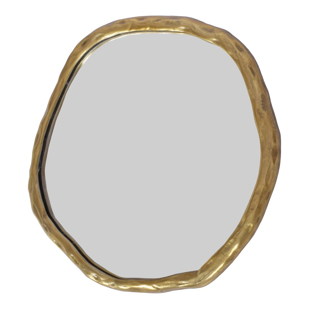 Buy farmhouse furniture Foundry Small Mirror Gold - Modern Cottage Farmhouse Furniture