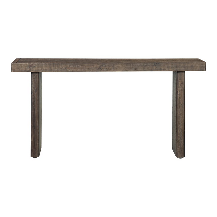 Buy farmhouse furniture Monterey Farmhouse Console Foyer Table Aged Brown - Modern Cottage Farmhouse Furniture