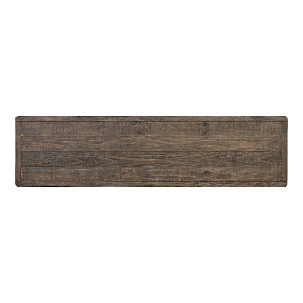 Buy farmhouse furniture Monterey Farmhouse Console Foyer Table Aged Brown - Modern Cottage Farmhouse Furniture
