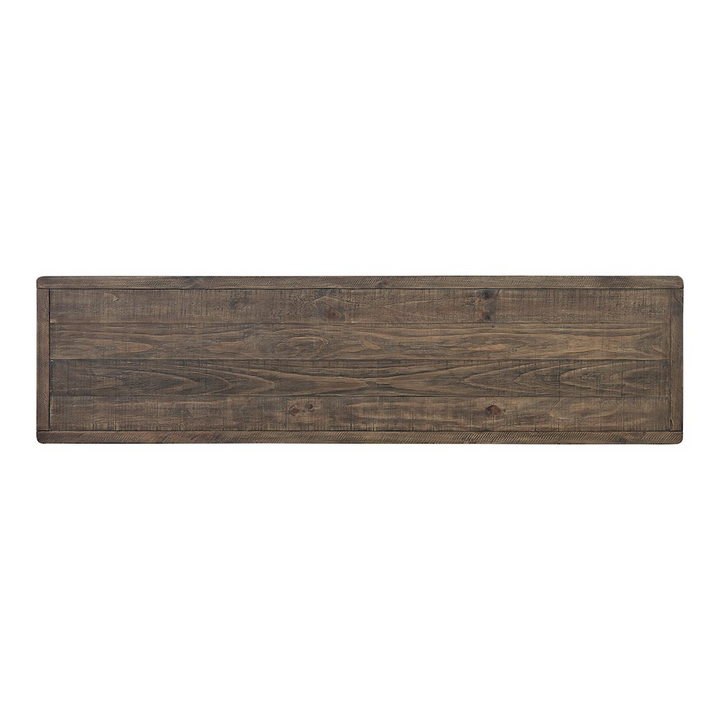 Buy farmhouse furniture Monterey Farmhouse Console Foyer Table Aged Brown - Modern Cottage Farmhouse Furniture