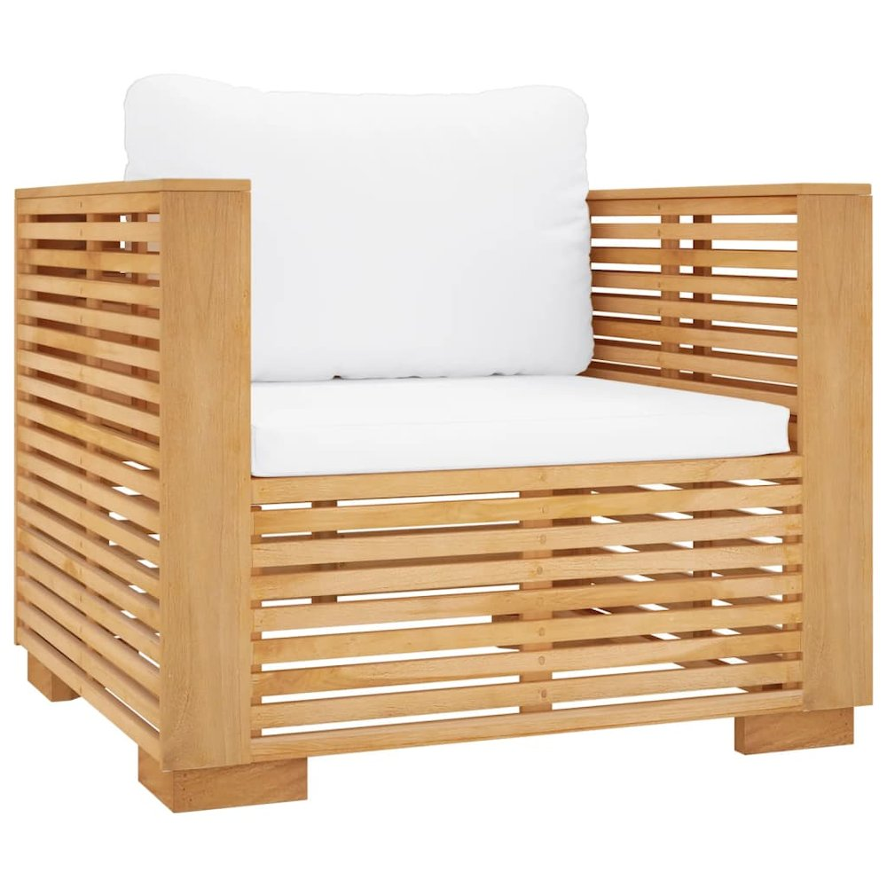 Buy farmhouse furniture Teak and Cream Mediterranean Farmhouse Solid wood Single Durable - Modern Cottage Farmhouse Furniture