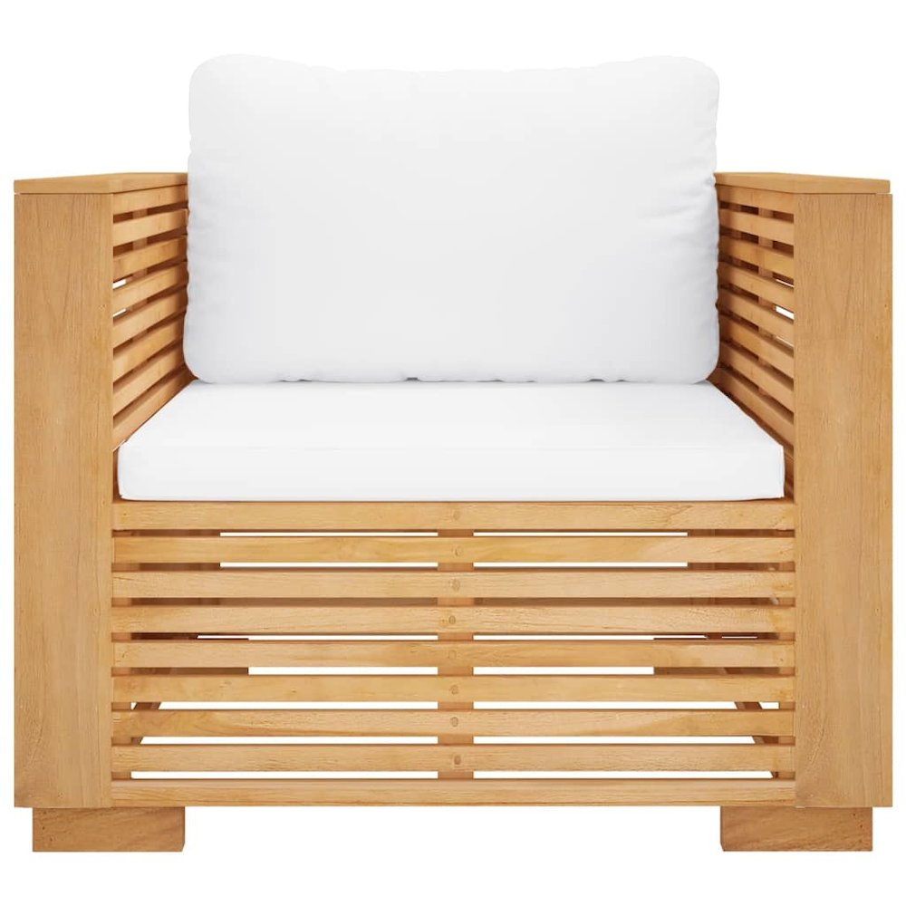 Buy farmhouse furniture Teak and Cream Mediterranean Farmhouse Solid wood Single Durable - Modern Cottage Farmhouse Furniture