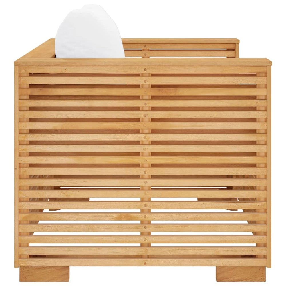 Buy farmhouse furniture Teak and Cream Mediterranean Farmhouse Solid wood Single Durable - Modern Cottage Farmhouse Furniture