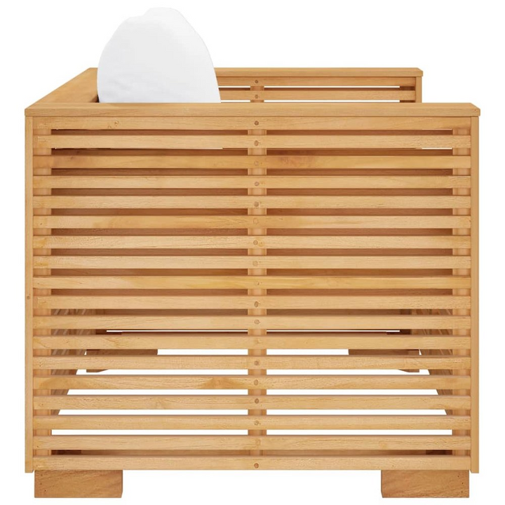 Buy farmhouse furniture Teak and Cream Mediterranean Farmhouse Solid wood Single Durable - Modern Cottage Farmhouse Furniture