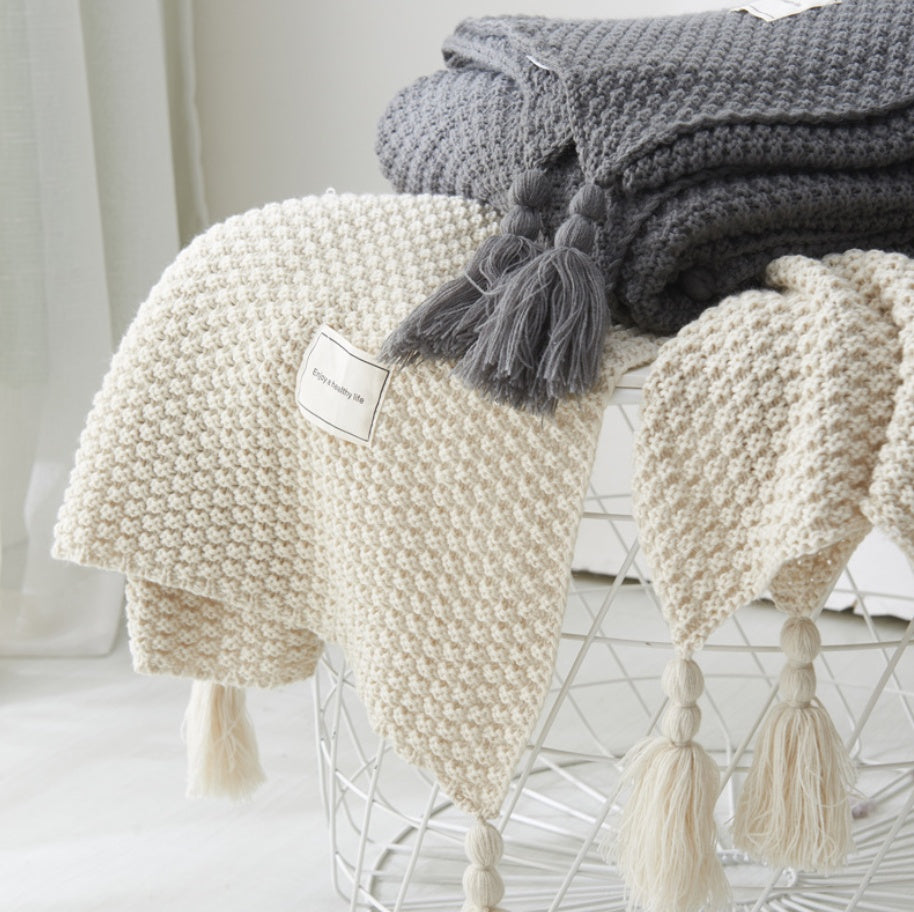 Buy farmhouse furniture Ranchwood | Modern Farmhouse Cottage Throw Blanket - Modern Cottage Farmhouse Furniture