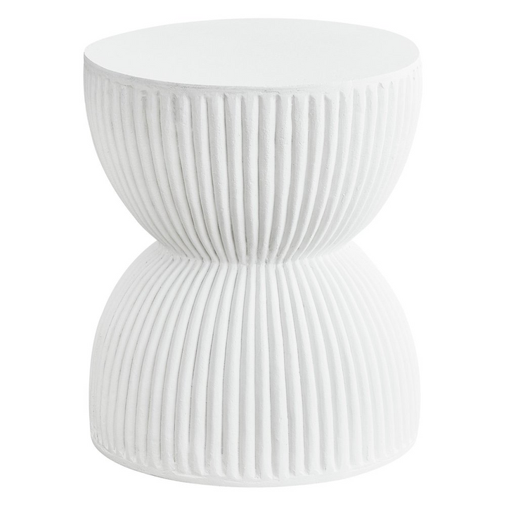 Buy farmhouse furniture Modern Side End Table Spire Series In White - Modern Cottage Farmhouse Furniture