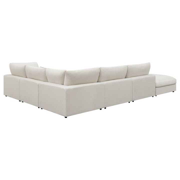 Buy farmhouse furniture Handcrafted Luna • Serene 6-piece Modern Farmhouse Modular Sectional Sofa Beige - Modern Cottage Farmhouse Furniture