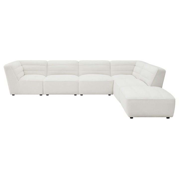 Buy farmhouse furniture The Valencia Grande 6-piece Upholstered Mediterranean Luxury Modular Sectional Sofa - Modern Cottage Farmhouse Furniture